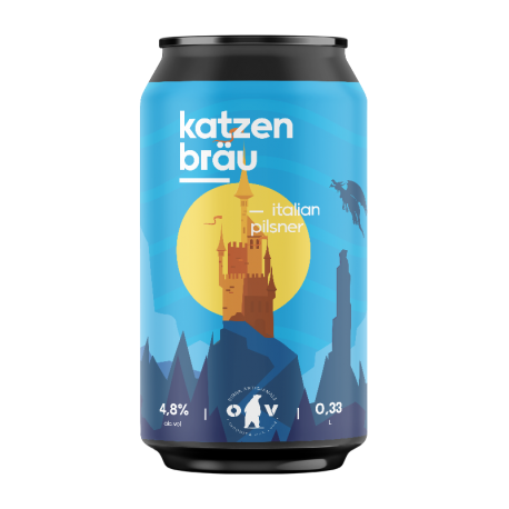 KATZENBRAU ITALIAN PILSNER 4,8% VOL 33 CL LATTINA